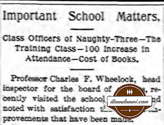 Ilion Citizen Class Officers 1903